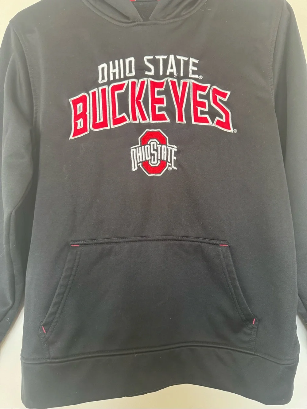 Ohio State Buckeyes College Football KIDS Hoodie Black Red L